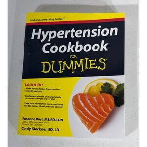Hypertension Cookbook For Dummies Paperback 2012 Rust Kleckner Heart Healthy